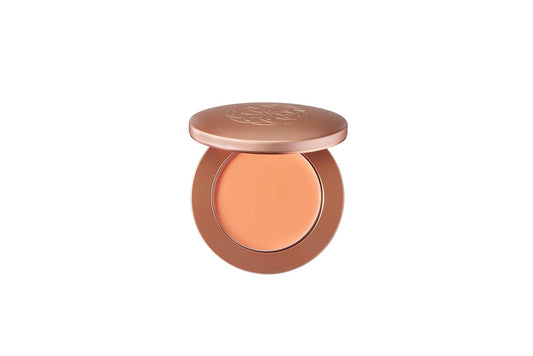 YENSA Super Serum Silk Cream Blush for Cheeks - Buildable Cheek Blush Formulated with Superfoods - Dewy Airbrushed Finish - Nourishing & Hydrating - Silky Cream Formula - Peach Sunset (0.21 oz)