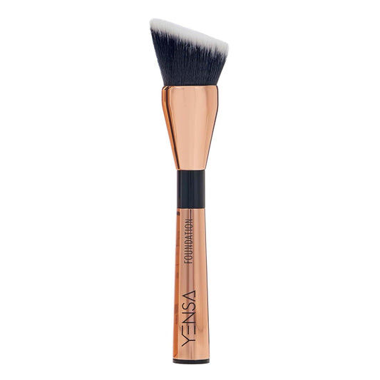 YENSA Flawless Base Duo - Skin On Skin Flawless Blending Makeup Foundation Brush (1 Count), Tone Up Essential Glow Primer for Face (1 Fl oz), Brightening & Airbrushed Satin Finish
