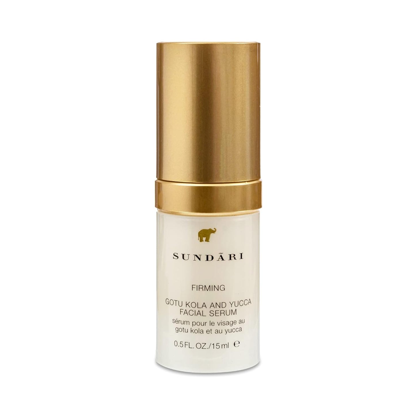 SUNDARI Gotu Kola & Yucca Facial Serum, 0.5 Fl Oz, Intense Firming & Hydrating Formula, Lifts Tired Skin, Boosts Firmness & Improves Hydration