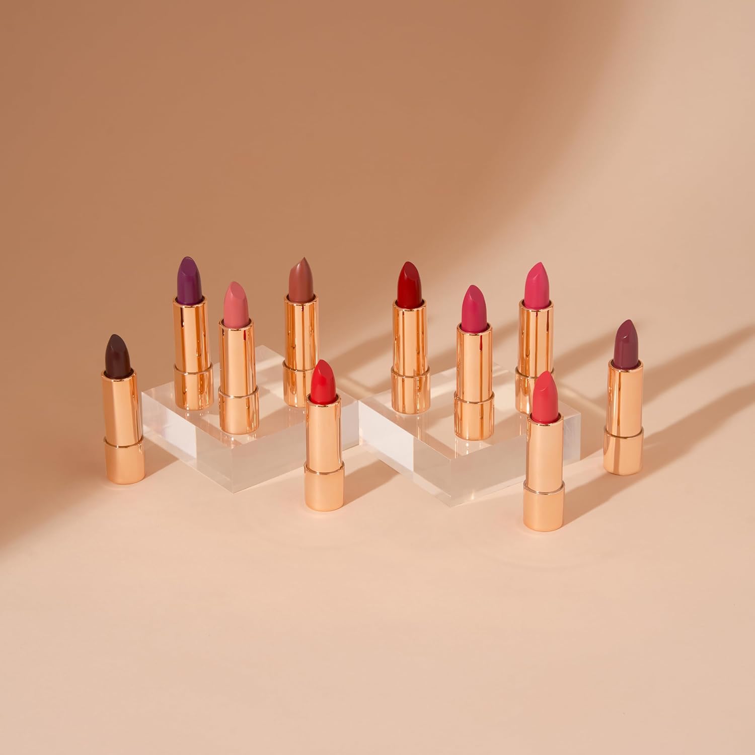 YENSA Vibrant Silk Hydrating Lip Stick - Long Lasting Lipstick with Hyaluronic Acid, Vitamin E & Super Oils - High Pigment Color & Semi Glossy Finish - Moisturizing Formula - Noble (0.12 oz)