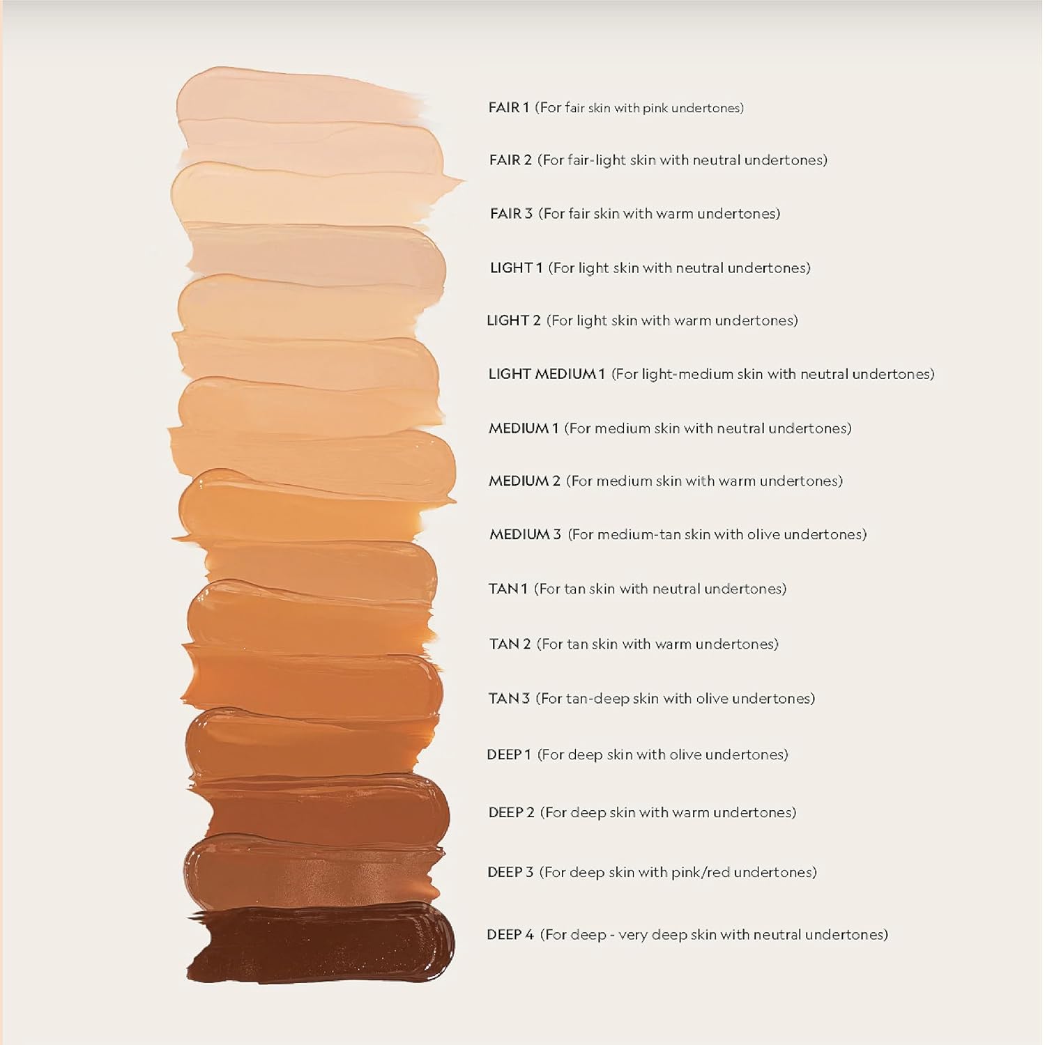 YENSA Serum Foundation Makeup - Super Silk Full Coverage Foundation Enriched with Peptides, Vitamin C & Ferulic Acid to Help Reduce Fine Lines, Wrinkles & Dark Circles - Deep 3 (1 oz)